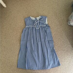 bella bliss Blue Gingham Kids Dress
